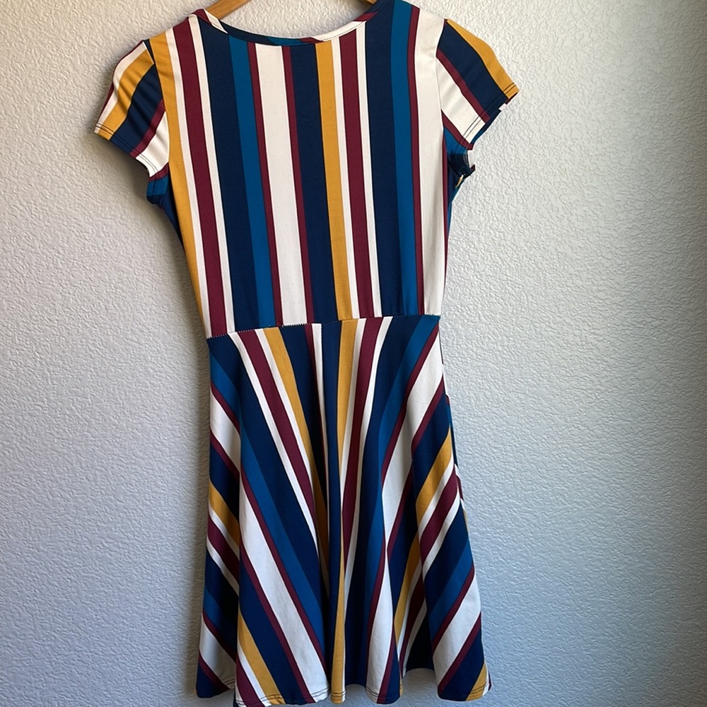 Adorable Colorful striped Dress - Picture 5 of 7